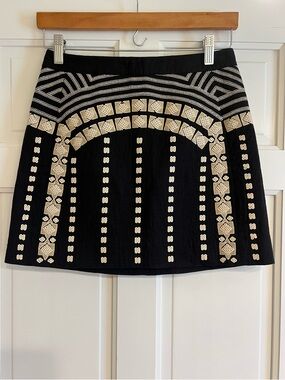 BCBG Lannia Embellished Sequin Mini Skirt